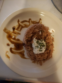 A picture of Jamaican Rice & Peas.