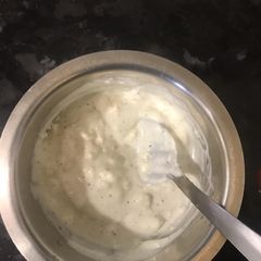 Curd and mayonnaise Dip A picture of Curd and mayonnaise Dip.