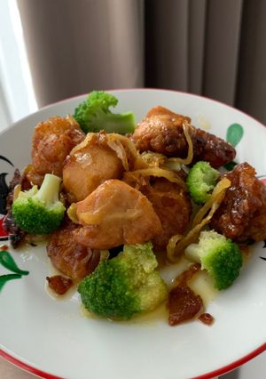 Foto resep Ayam Goreng Saus Lemon