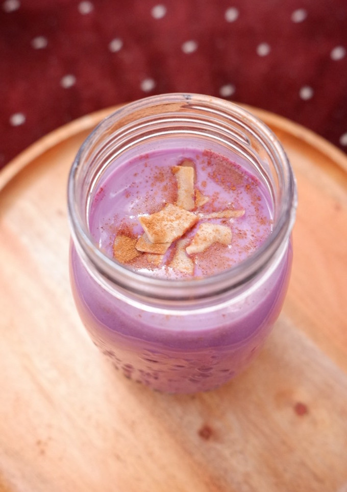 Foto resep Taro Latte/ Sweet Potato Latte