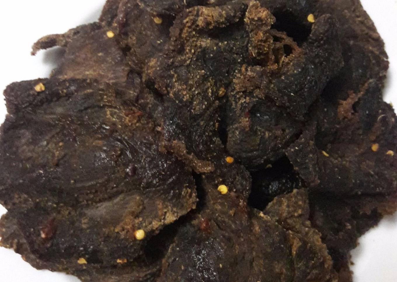 Indonesian Beef Jerky / Dendeng Sapi Manis Pedas