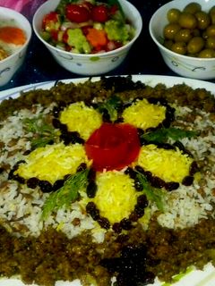 عکسی از دستور عدس پلو