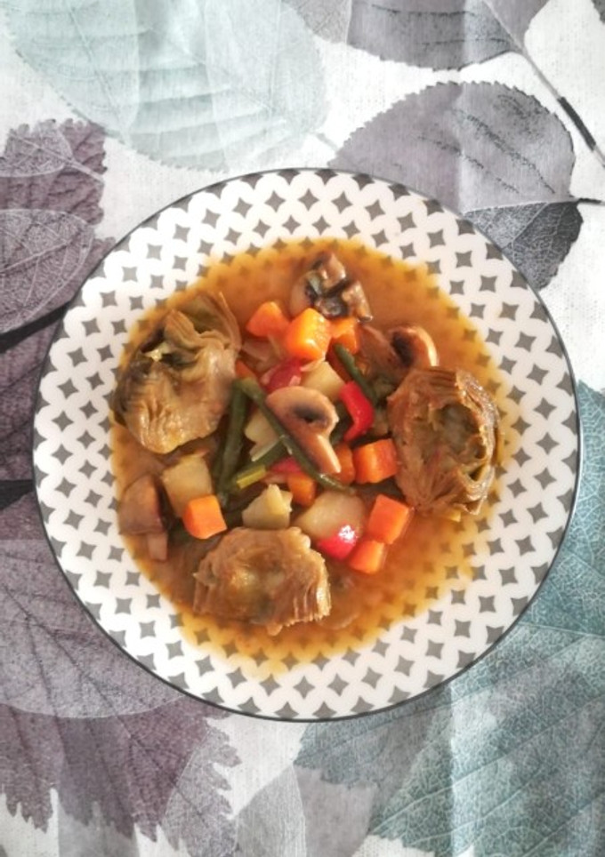 Una foto de Guiso de verduras