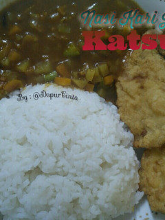 Foto resep Nasi Kari Jepang + Katsu