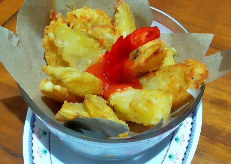 Cara Membuat Potato Wedges Goreng Ala Rumahan yang Enak