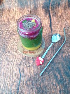 Foto resep 187. (Bukan) Jus Pelangi