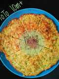 Pizza cơm trứng cho bé