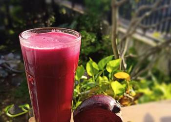 Masakan Populer Jus Detoks : Bit Wortel Apel Enak Sederhana