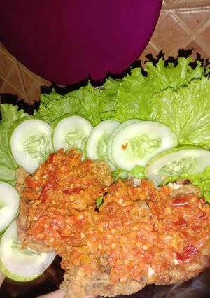 Foto resep Ayam geprek sambal