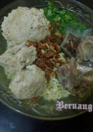 Foto resep Bakso isi telur puyuh