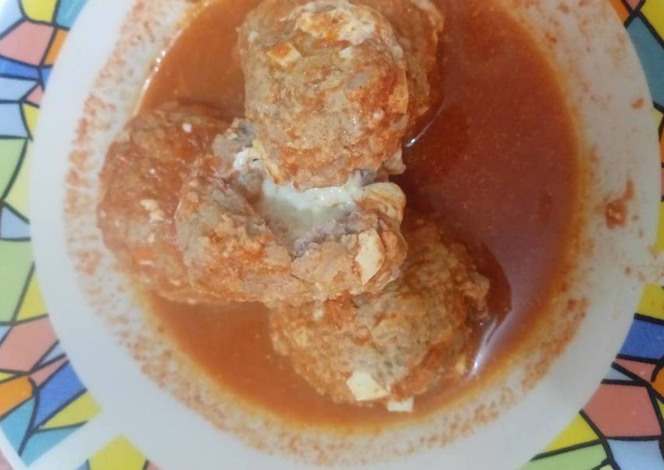Albóndigas rellenas