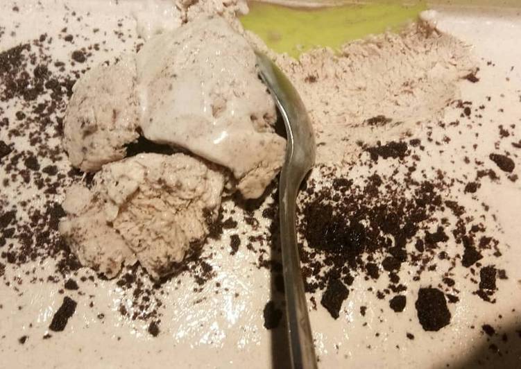 Bagaimana Membuat Ice cream oreo Anti Gagal