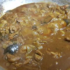A picture of My Lamb Curry (masala) 😀.