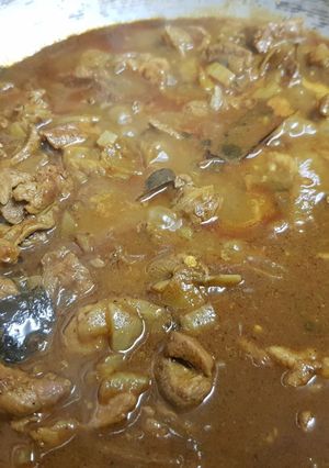 A picture of My Lamb Curry (masala) 😀.