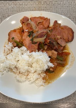 Una foto de Chuletas a la mexicana