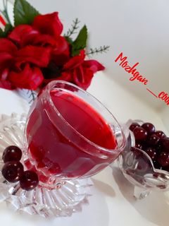 عکسی از دستور چای آلبالو 😋😍 Cherry tea