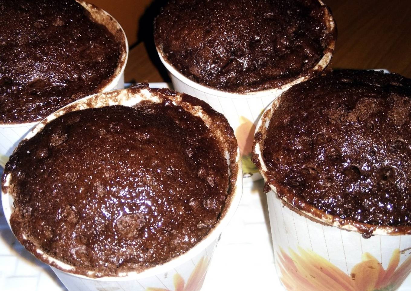 Chocolate glass cake