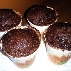 A picture of Chocolate glass cake.