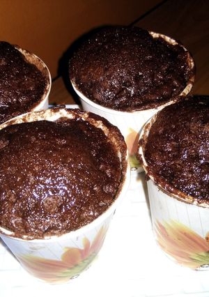 A picture of Chocolate glass cake.