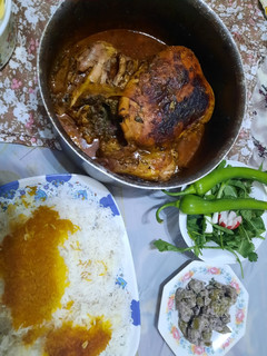عکسی از دستور مرغ شکم پر مادرپز