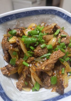 A picture of Stir fry Beef.