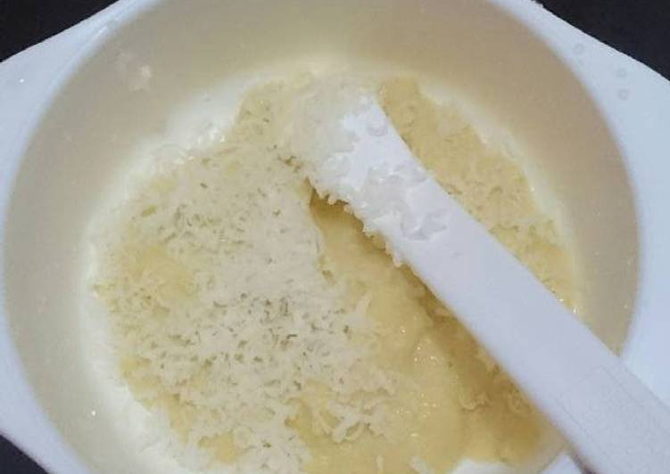Cara Menghidangkan Mpasi bubur jagung susu keju (7m+) Anti Gagal!