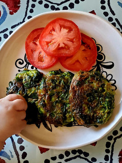 عکسی از دستور کوکوی سیب زمینی و اسفناج