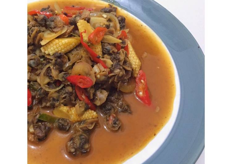 Resep Kerang dara saos padang Anti Gagal