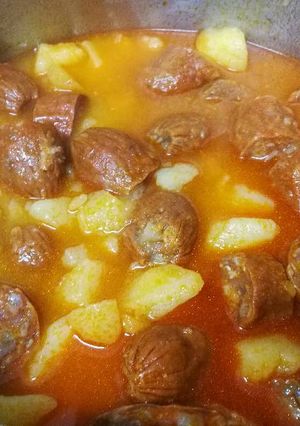 Una foto de Patatas a la riojana en olla rápida