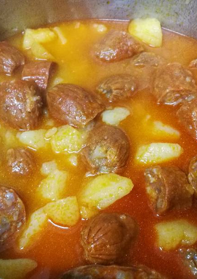 Una foto de Patatas a la riojana en olla rápida