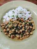 Garbanzos con Acelga al Curry