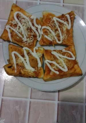 Foto resep Pizza Roti Tawar Simple No Ribet
