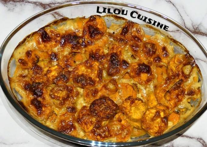 Gratin de patate douce