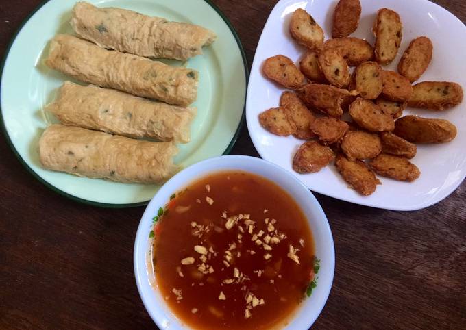 Resep Hekeng Pontianak homemade+saos asam manis(halal) Yang Lezat