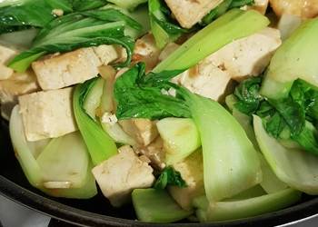 How to Recipe Perfect Chinese StirFry Tofu Bokchoy