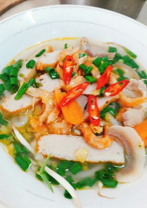 Hình của món Bánh canh chả cá.