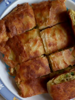Foto resep Martabak telur isi ayam Kari