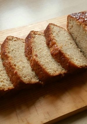 A picture of Vickys Syrup Loaf Cake, GF DF EF SF NF.