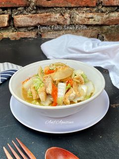 Foto resep Tumis Tahu Sawi Putih