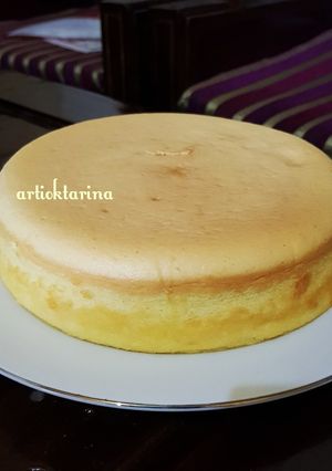 Foto resep Japanese cotton cake/cheese cake