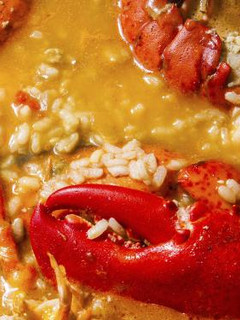 Una foto de Arroz caldoso de bogavante