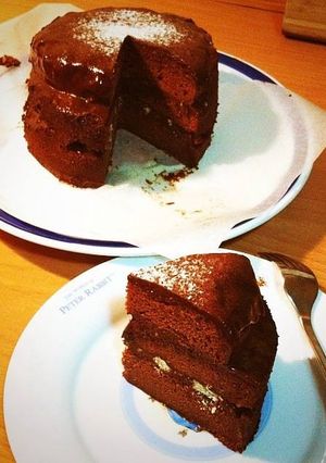 Double chocolate cake 的食譜成品照片