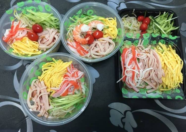 Easiest Way to Prepare Quick Japanese Hiyashi Chuka Ramen