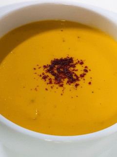 Una foto de Crema de Zapallo Camote
