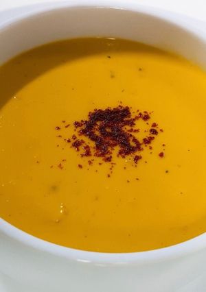 Una foto de Crema de Zapallo Camote