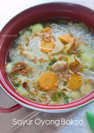 Foto resep Sayur Oyong Bakso