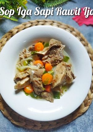 Foto resep Sop Iga Sapi Rawit Hijau