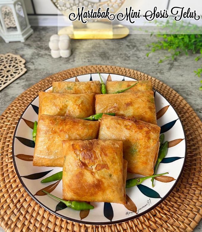 Foto resep Martabak Mini Sosis Telur