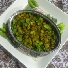 A picture of Ivy gourd sambhara.