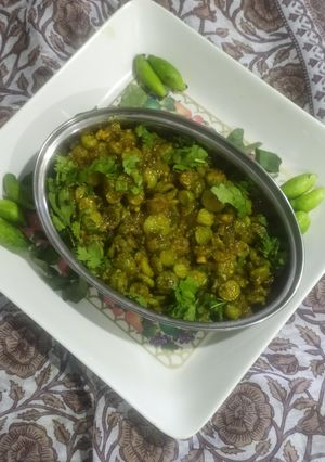 A picture of Ivy gourd sambhara.